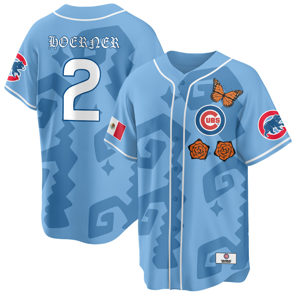 Men's Chicago Cubs "Xicago" Mexican Heritage Jersey - All Stitched
