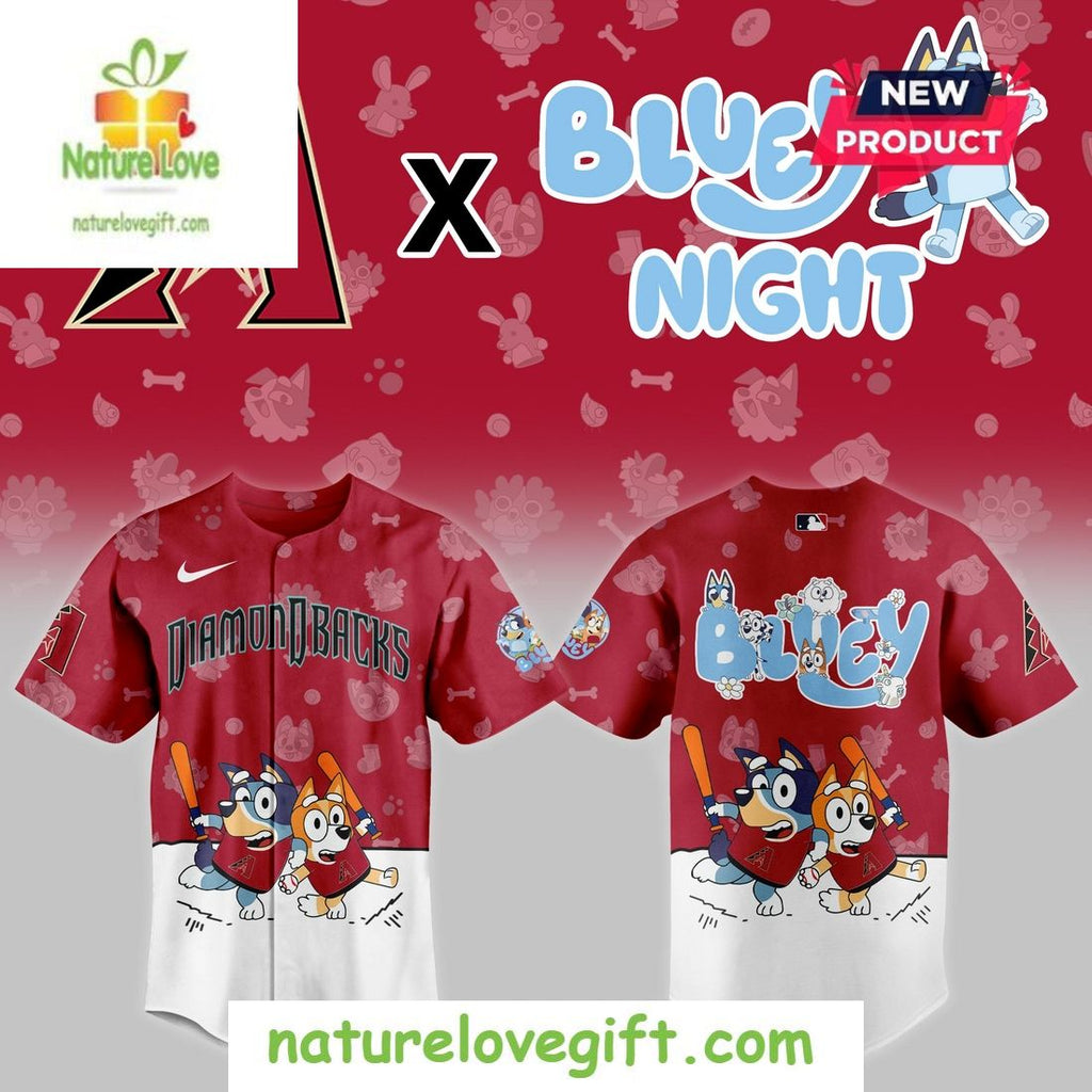 Arizona Diamondbacks 2026 Bluey Night Baseball Jersey