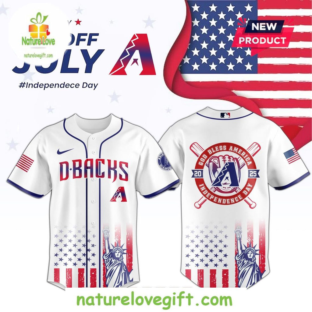 Arizona Diamondbacks 2026 MLB Independence Day Baseball Jersey