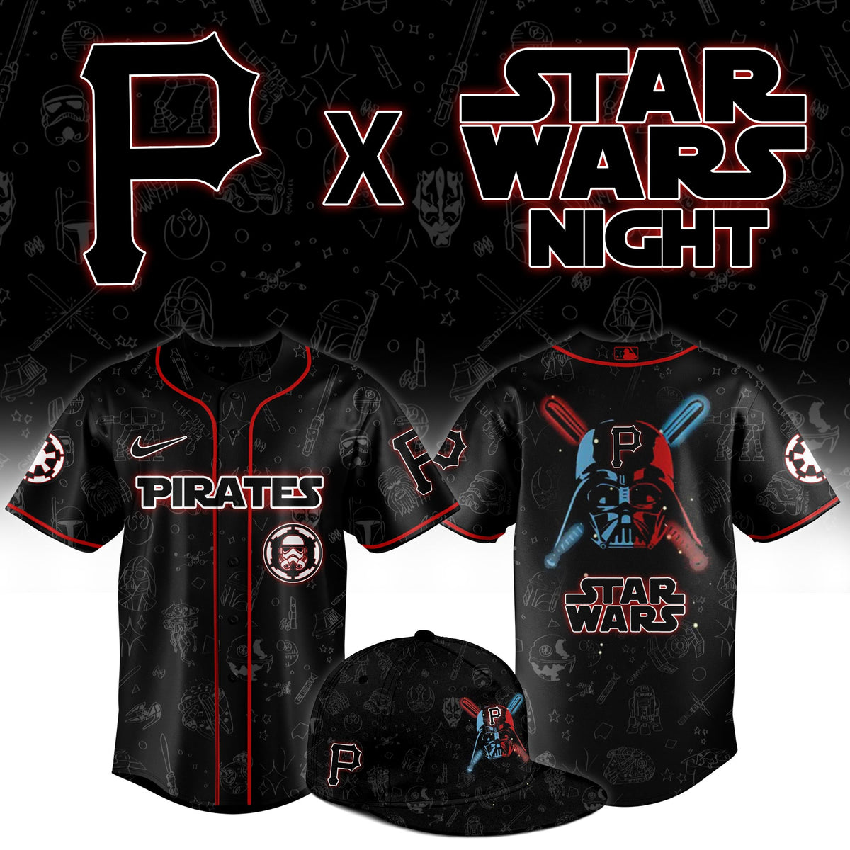 Pittsburgh Pirates 2025 Star Wars Night Jersey