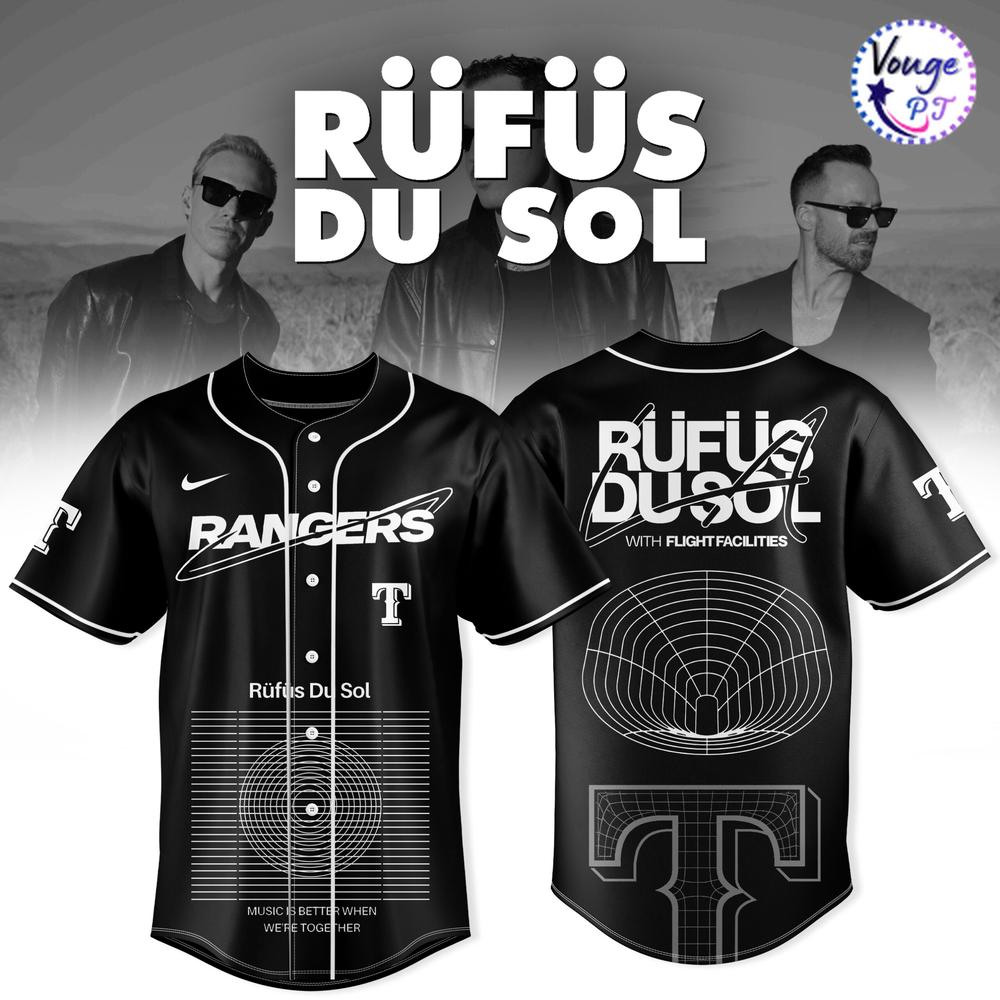Texas Rangers x Rüfüs Du Sol 2026 Baseball Jersey