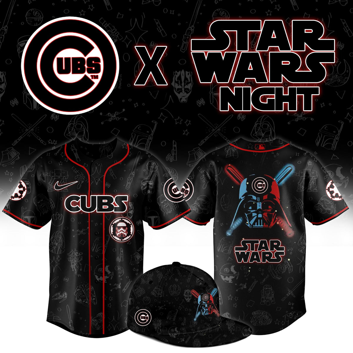 Chicago Cubs 2025 Star Wars Night Jersey